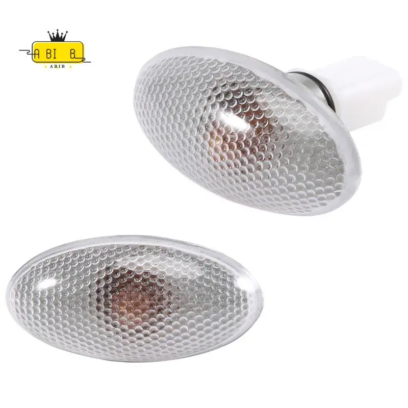 ABIB -632574 2 X Turn Signal Side Marker Light Repeater Lamp Indicator For 206 407 607
