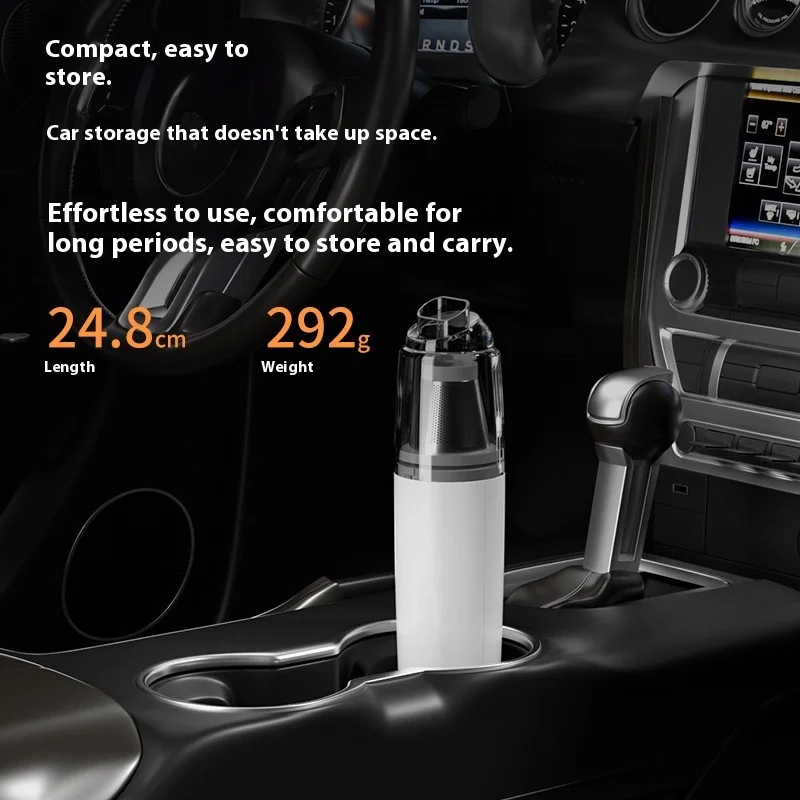 مكنسة كهربائية للسيارة لاسلكية كبيرة الحجم، مكنسة كهربائية منزلية صغيرة محمولة باليد، شحن صغير