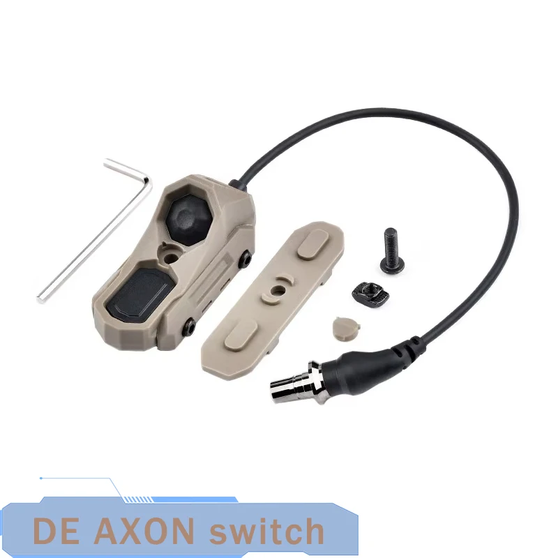 Trefzekere PEQ15 M300/M600 Zaklamp met AXON Dual Functie Afstandsbediening Drukschakelaar voor 20mm Rail Jacht Tactical Airsoft licht