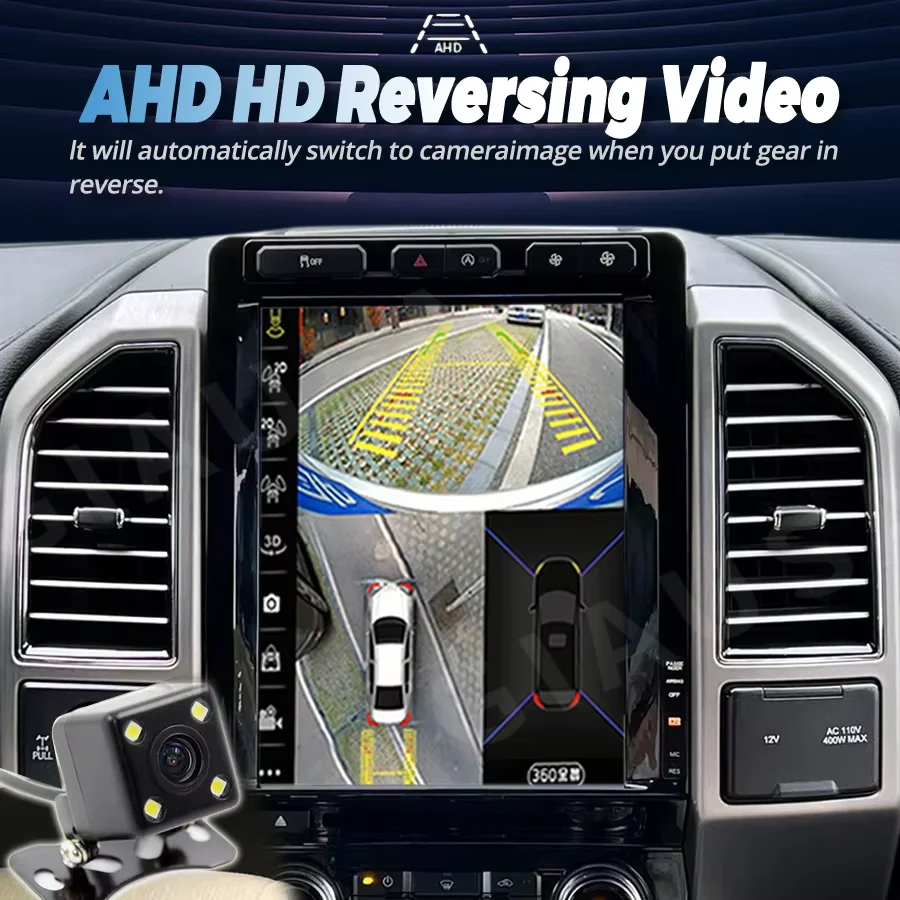 2025 جديد لفورد F150 2015-2019 مشغل وسائط متعددة سيارة لاسلكية CarPlay الملاحة CarPlay راديو السيارة ستيريو شاشة تعمل باللمس DSP #6