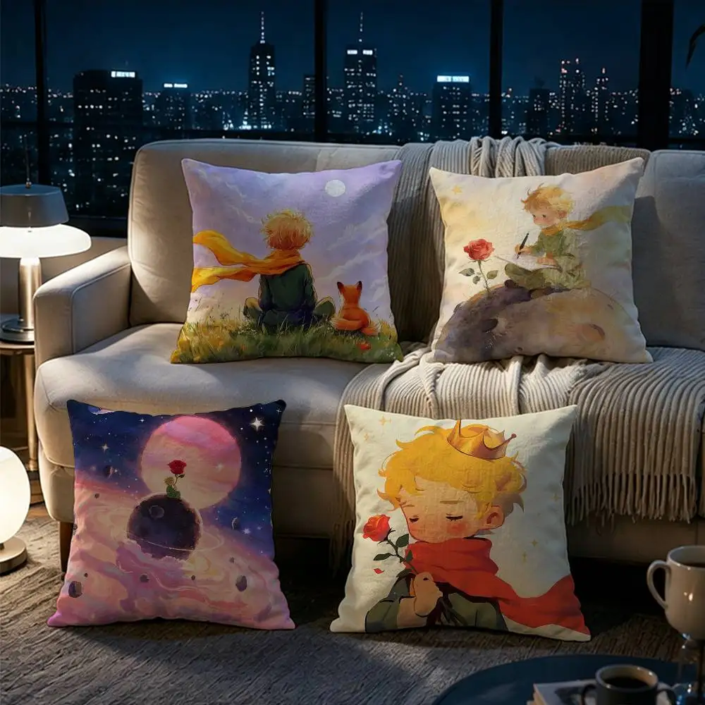 Classic Little Prince Solitude(1) Pillow cover Soft Microfiber Pillowcase Home Sofa Decor Surprise Decorative printed.