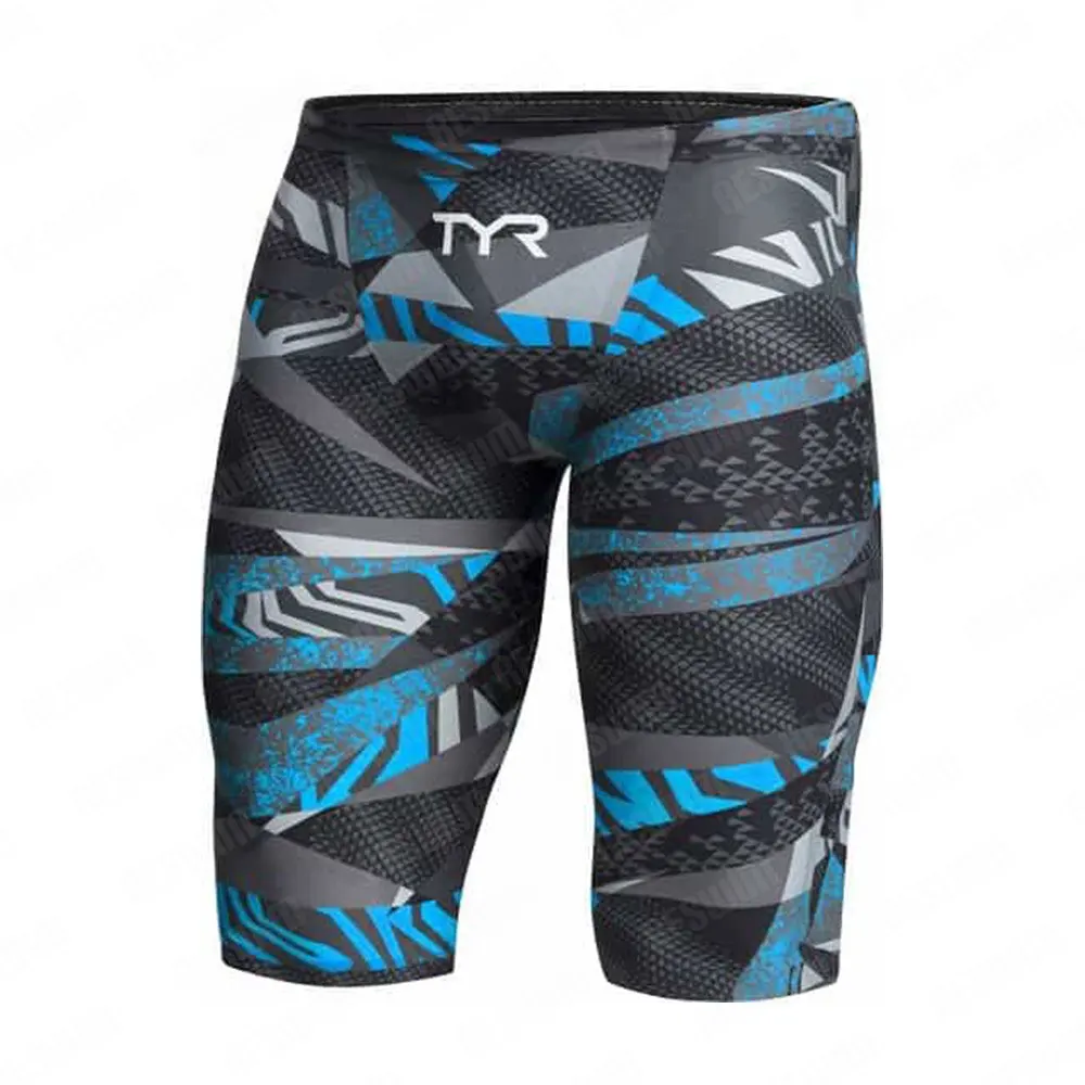 2025 Men's Swim Jammer Swimsuit Shorts Swimming Trunks Endurance Athletic Training Shorts Swimwear Man Surf Swim Jammers Pants image 5