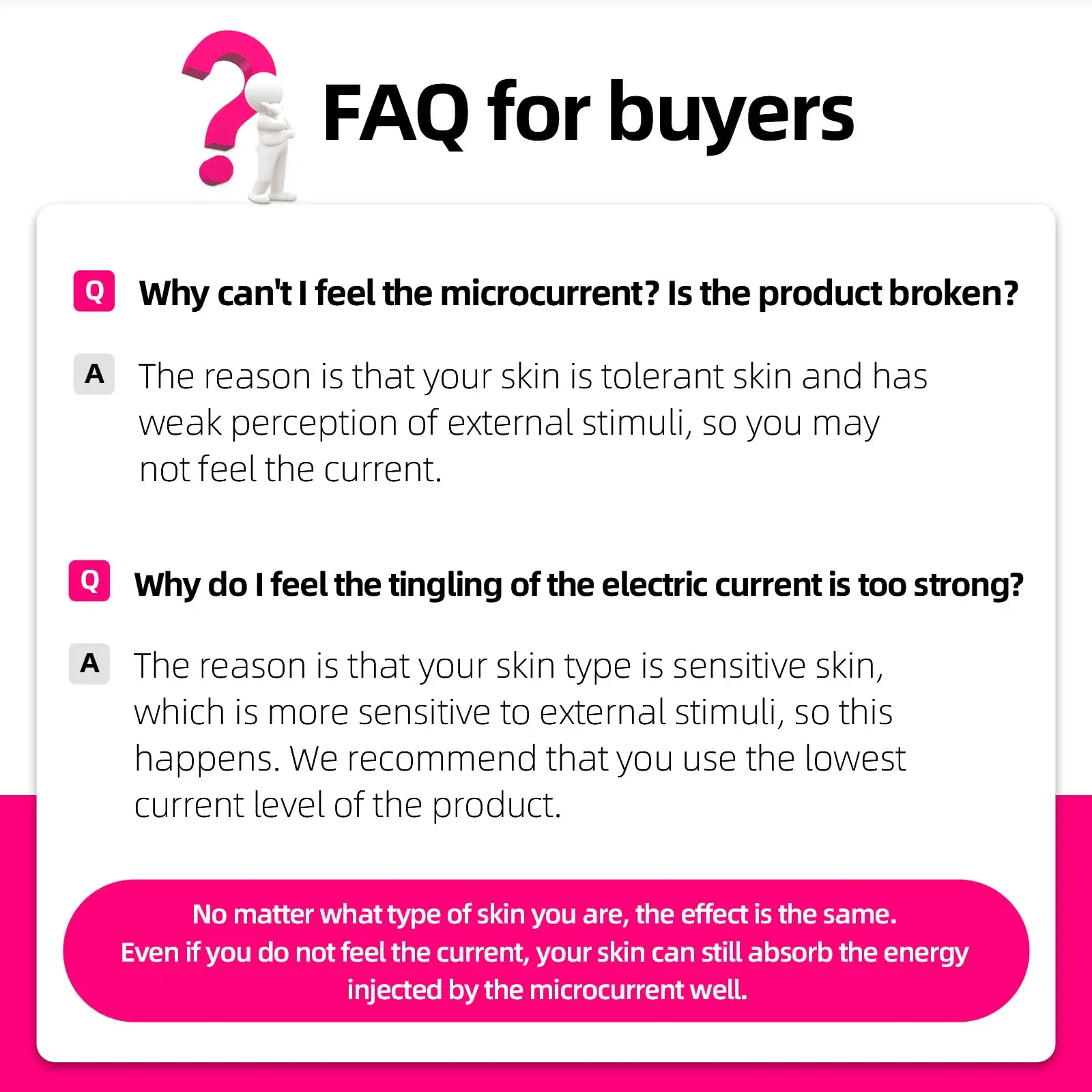 Dispositivos de massagem facial microcorrente