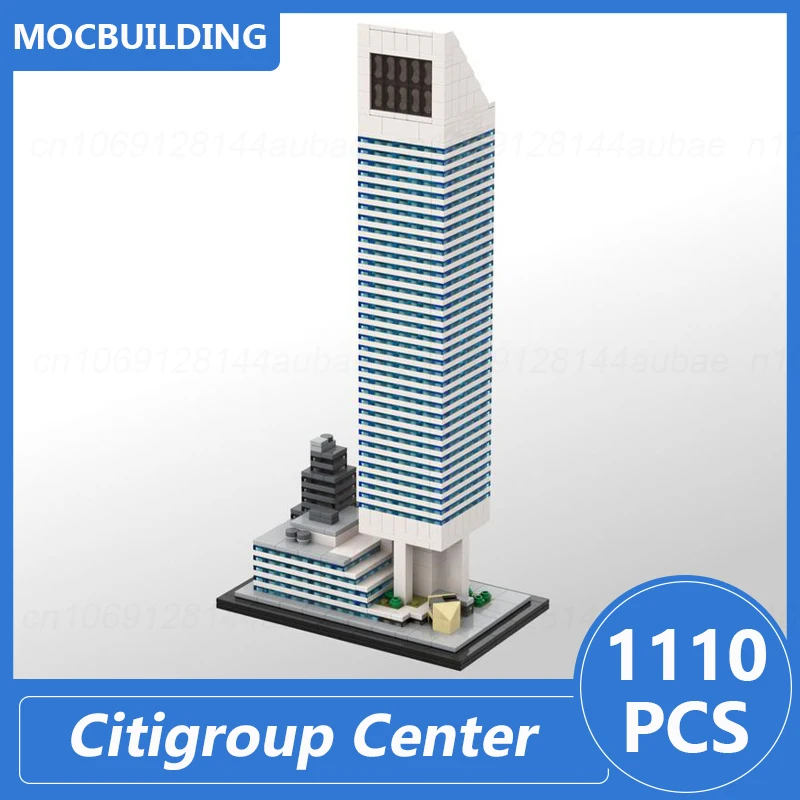 

Citigroup Center 1:800 Scale Model Moc Building Blocks Architecture DIY Assemble Bricks Educational Creative Toys Gifts 1110PCS