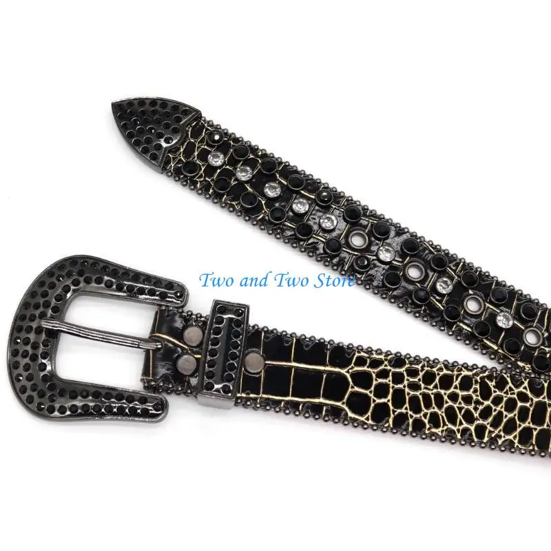 HX6F سلسلة خصر مرصعة بأحجار الراين المذهلة للجنسين