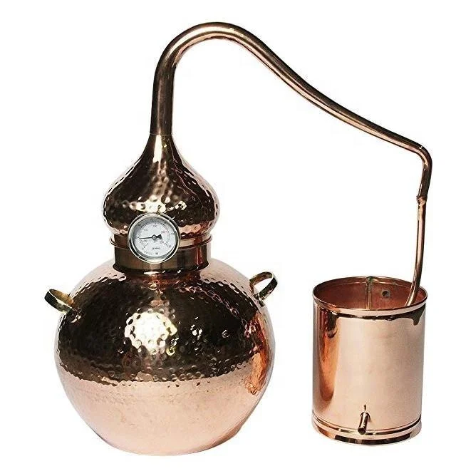 Distillatore di oli essenziali in vaso di rame colorante 5L 10L 20L