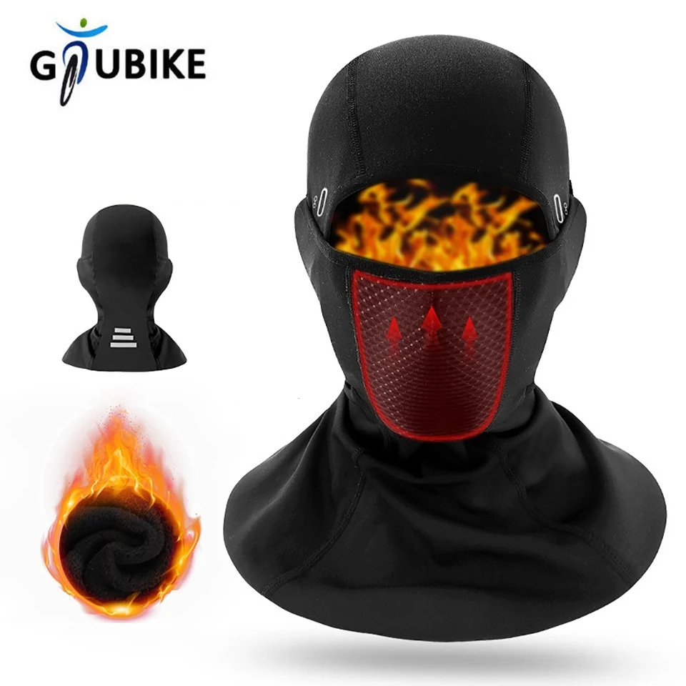 Gtubike Winter Fahrrad maske Fleece Thermal warm halten wind dichte Fahrrad Gesichts maske Sturmhaube Ski maske Angeln Ski Hut Kopf bedeckung