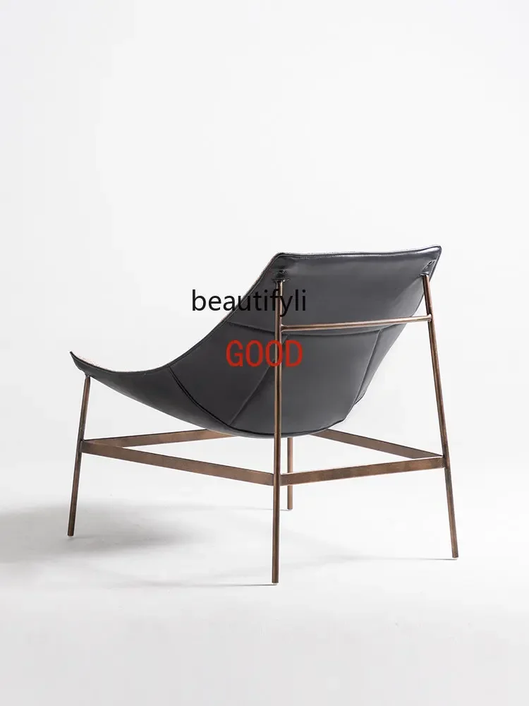 بسيطة الحديثة غرفة المعيشة مقعد واحد أريكة كرسي النسيج المعدني مقعد دراسة كسول كرسي الاستجمام ضوء الفاخرة