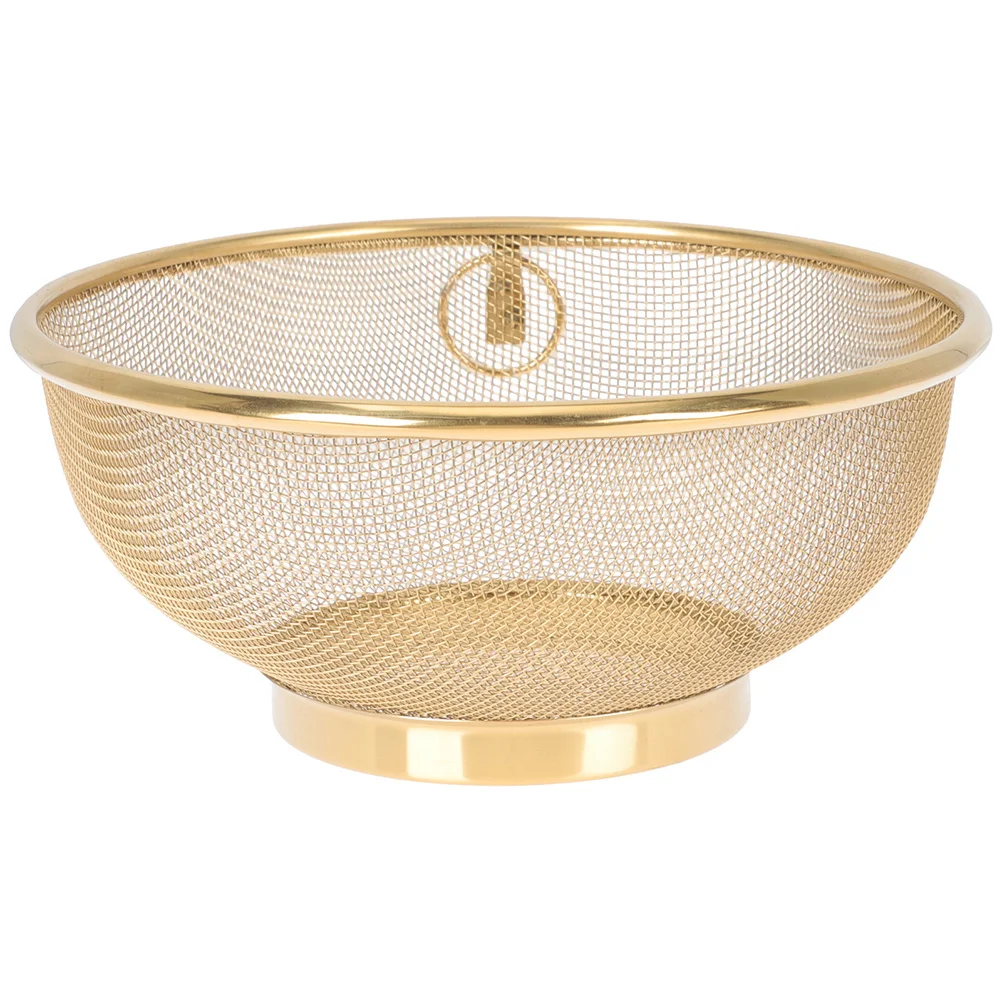 

Stainless Steel Colander Basket Fine Mesh Strainer For Rice Washer Sifter Bowl Kitchen Drainer Filtering Rinsing Tool