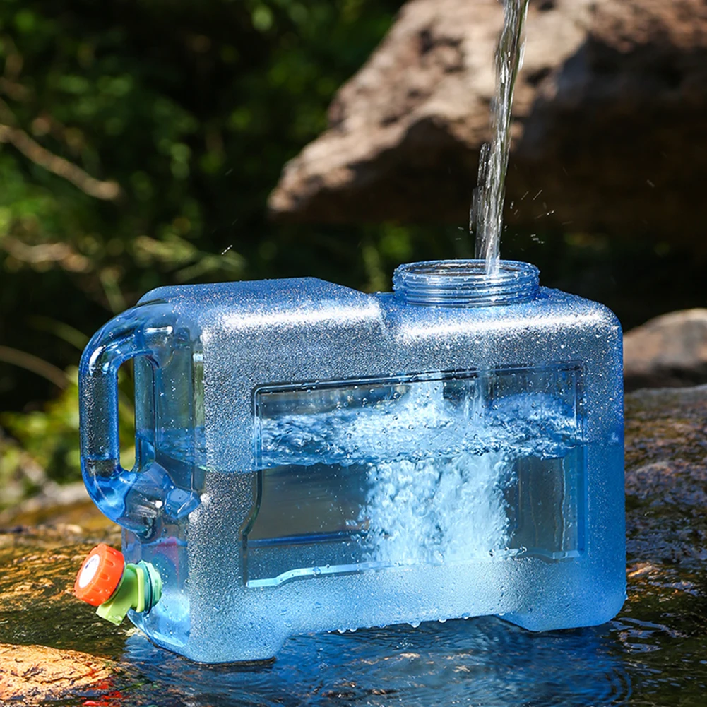 

12л контейнер для воды без утечек, переноска для хранения воды с краном, резервуар для воды для кемпинга, автомобиля, походов, пикника, экстренной помощи