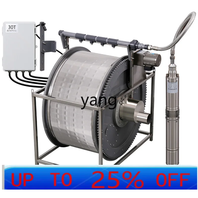 LTT rotary drum micro filter aquaculture automatic backwash circulating filtration system farm
