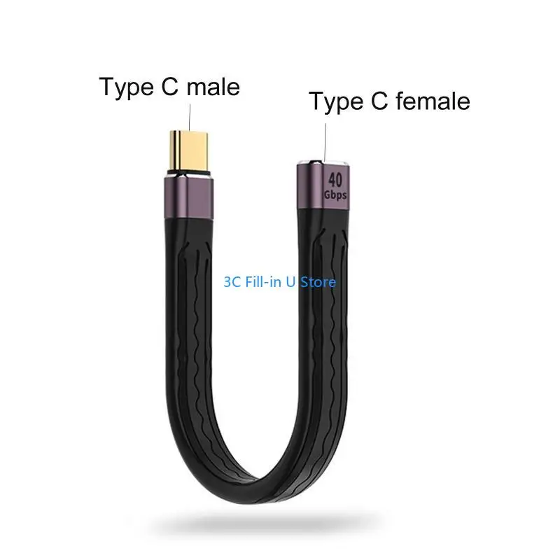Cavo estensione G8ta 40 Gbps PD 100W ricarica rapida tipo C da femmina tipo C Cavo maschio