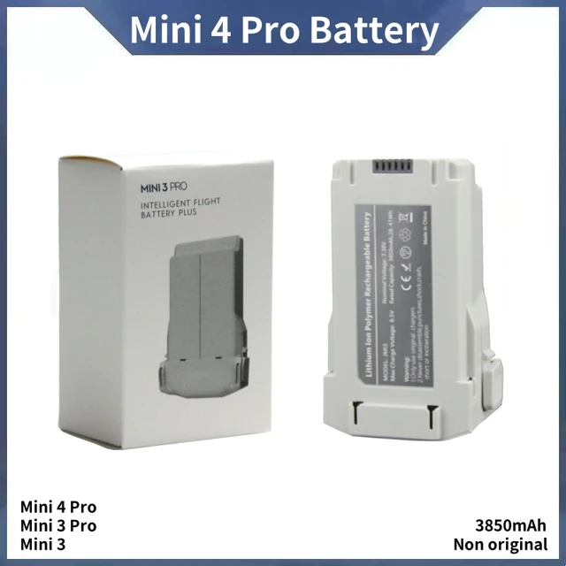 Batterie Drone COOLSHOW 3850mAh - Compatible DJI Mini 3/3 Pro/4 Pro - Autonomie Jusqu'à 47min