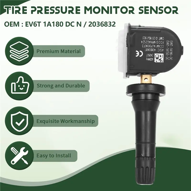 BB AT-Tire Pressure Monitor Sensor TPMS 433Mhz Fit For Ford PX MKII Ranger / Everest / Mondeo EV6T1A180D