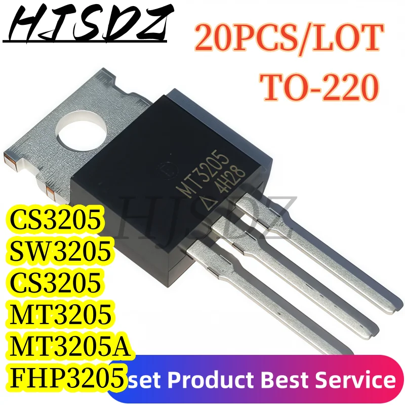 【20-50PCS/LOT】[Genuine in stock] 3205 series(CS3205 FHP3205 SW3205 MT3205 MT3205A )MOSFET in TO-220 package