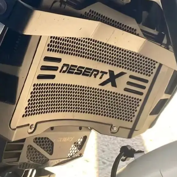 

For DUCATI DESERTX DESERT X 2022 2023 2024-2025 Radiator Guard Engine Protector Grille Oil Cooler Headlight Protection Cover