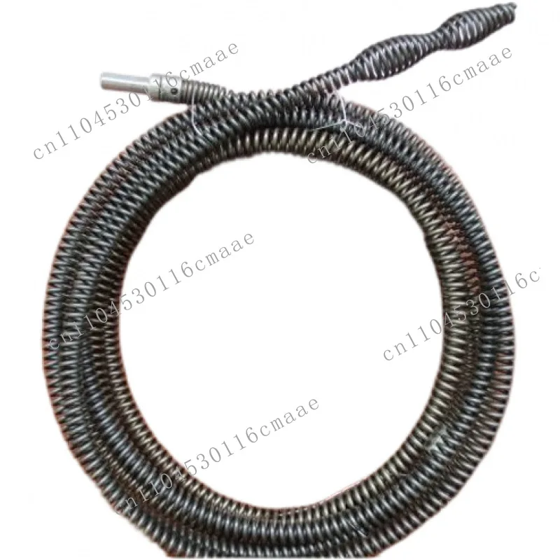 Pointed elastic yellow pass pipe fittings soft spring 12mm dredging machine bending