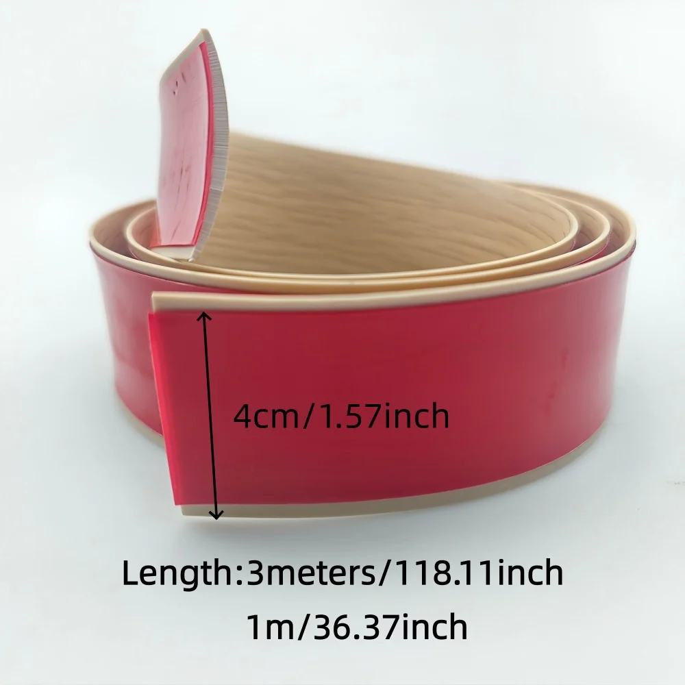 3/1m Self-Adhesive Floor Cover Strips PVC Floor Joint Strip Carpet Edge Trim Strip Floor Transition Door Gaps Sealing Strip