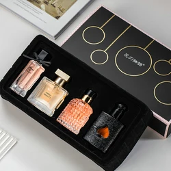 Coffret cadeau de parfum floral durable pour hommes et femmes, vaporisateur de parfum, parfum de phéromone, Cologne Balminess, 105ml, ensemble de 4 pièces