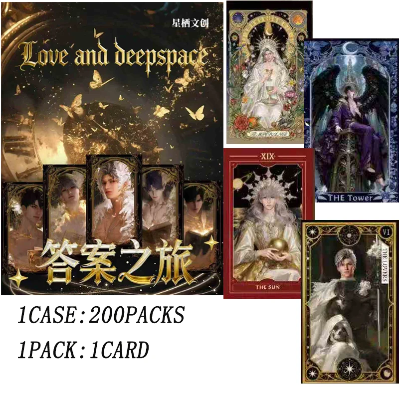 Vendita all'ingrosso di biglietti olografici Love And Deepspace Booster Box Collezione di ragazze anime Gioco Raro UR SR SP Regali di personaggi