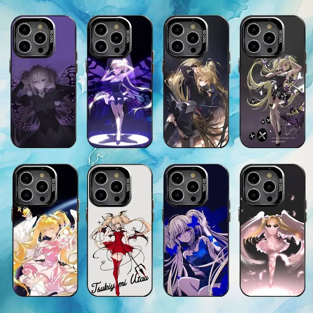 

Cyberpunk Crab Phone Case For iPhone17,16,15,14,13,12,11 Plus,Pro Max Black Candy silver phone case