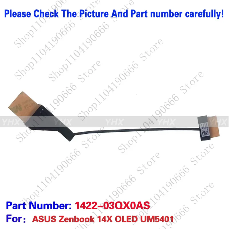 

bd New For ASUS Zenbook 14X OLED UM5401 OLED EDP CABLE 1422-03QX0AS.