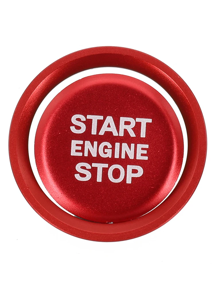 Car Engine Button Cover Car Start Stop Button Cover Car Interior Upgrade Easy Installation High-quality Material