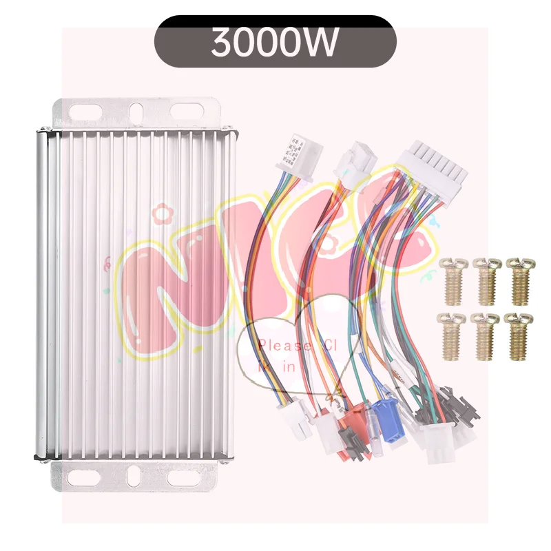 

【HGS】Контроллер синусоидального тока 48В 60В 72В 50А для электровелосипедов, универсальный бесщеточный двигатель, бесшумный привод для электросамокатов и мотоциклов