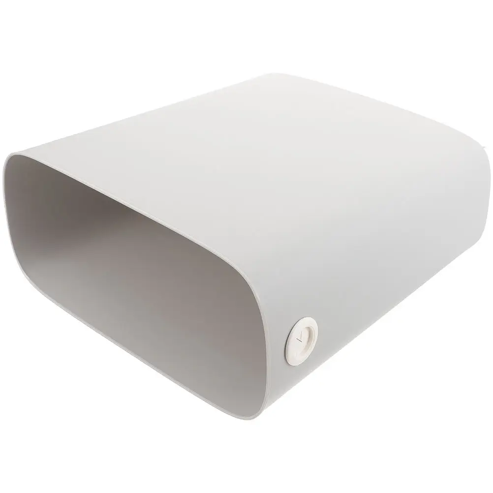 

Modern Trash Bin Heavy Duty Plastic Garbage Container Easy Open Top for Office Bedroom Desk Bathroom Compact Spaces Multi