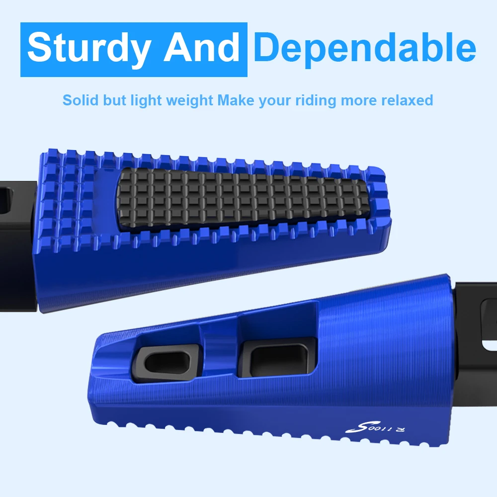 Foot Pegs Foot rest Front Footrest Motorcycle Adjustable FootPegs Pedals Fit For BMW R1100S / Boxer Cup Replica 1998-2004 2005