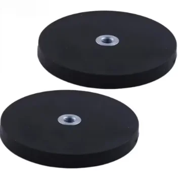 2PCS 43mm/66mm/88mm Internal Thread Magnetic Base Mount Bracket Clamp LED Work Light Bar Holder M4/M6/M8 SUV Offroad