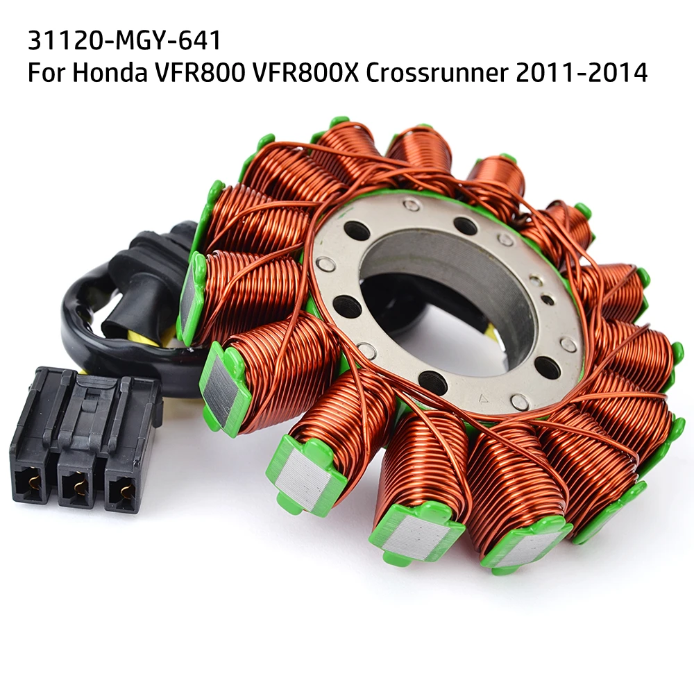 

Generator Stator Coil For Honda VFR800 VFR800X Crossrunner 31120-MGY-641 2011 2012 2013 2014 VFR 800 800X