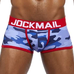 Camouflage Men Underwear JOCKMAIL Brand Breathable Boxer shorts Underpants Male Panties U convex pouch Sexy Cueca Soft Gay Pants