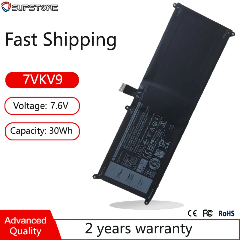 

Новый аккумулятор для ноутбука 7VKV9 для Dell Latitude 12 7275,XPS 12 7000 9250,T02H 9TV5X 0V55D0