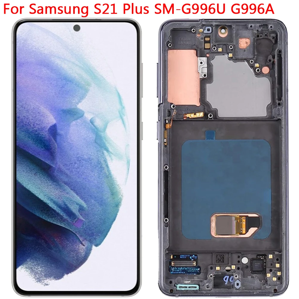 

For Samsung S21 Plus LCD Screen Display With Frame 6.7" Samsung S21+ G996B G996A G996U Display LCD Replacement