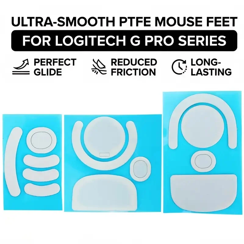 Curved Edges Mouse Feet Skates For Logitech GPW 2 GPX2 Wireless Gaming Mouse Replacement Anti-slip Feet For G Pro X Superlight 2