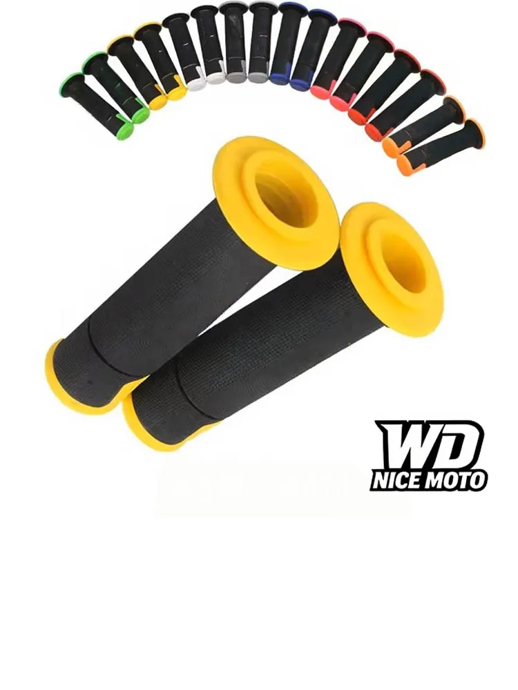 AliExpress NONE Universal For 7/8 "22 24MM Gel Rubber Brake Grips Motorcycle Handlebar Grip for Domino Handle Grip ATV Dirt Pit Bike Racing