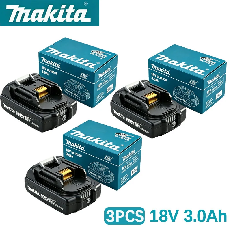 

Makita 18V Battery BL1840 BL1850 BL1860 18V LXT Lithium Ion Replacement Battery 3.0Ah 9.0Ah