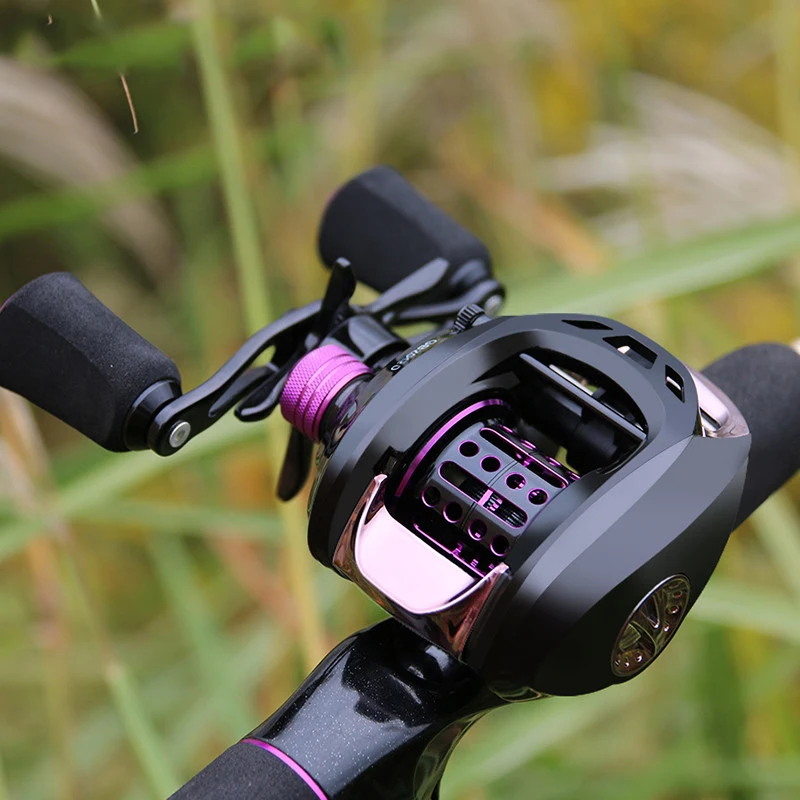 Baitcasting Reel 6+1BB 5KG Max Drag 6.5:1 High Speed Saltwater Carp Fishing Reel