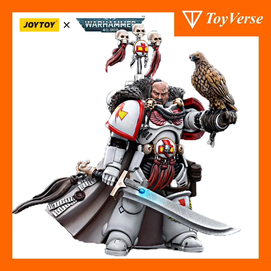 

TOYVERSE JOYTOY Warhammer 40k 1/18 Action Figures White Scars Captain Kor'sarro Khan Anime Figure