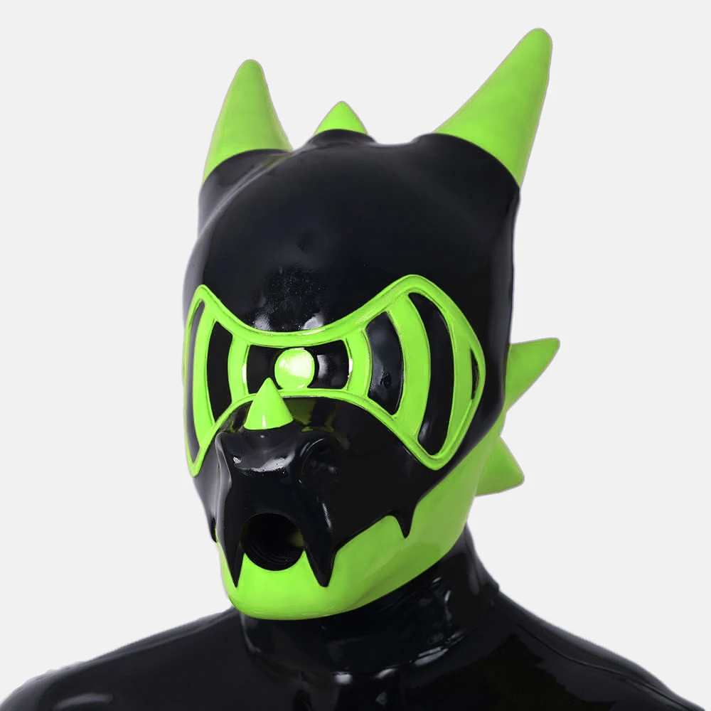 Furrjoi Silicone Hypno Dragon Drone Colorful Mask for Cosplay