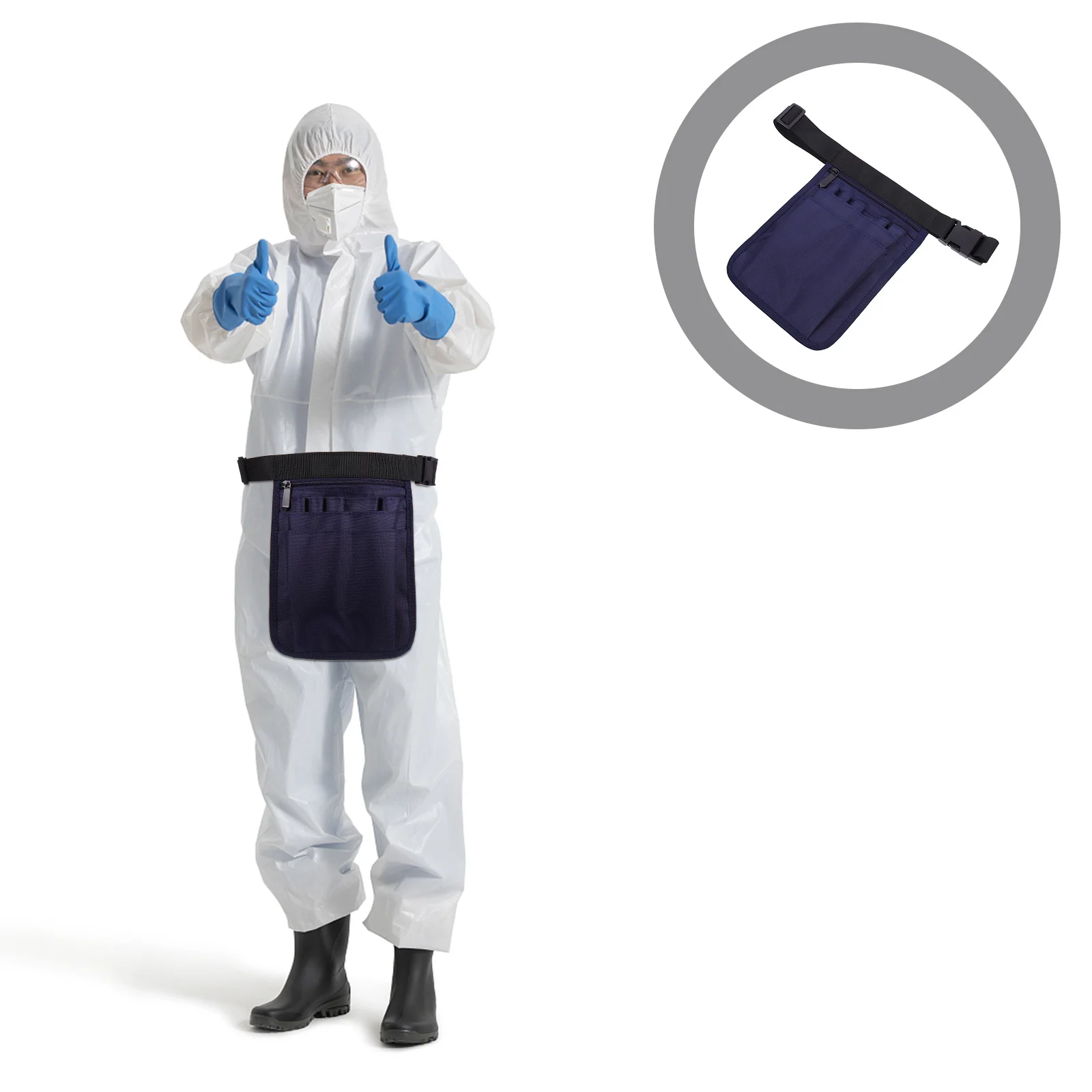 

Nurse Waist Pack Oxford Cloth Portable Fanny Pack Medical Tools Organizer Large Capacity Nursing Pocket Pouch Durable Utility