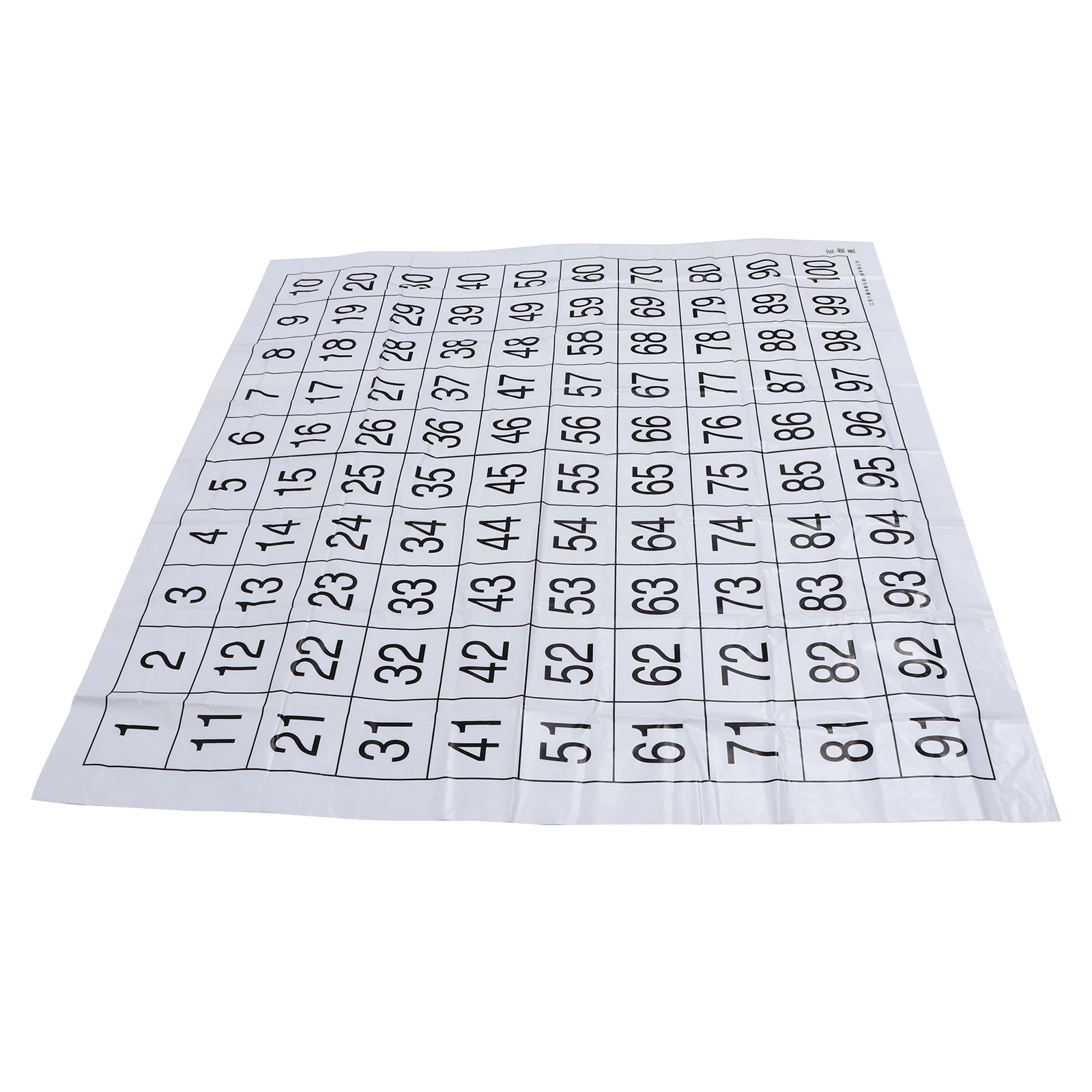 Affiche d'apprentissage murale avec chiffres, jouets éducatifs pour enfants, outils préscolaires, aide pédagogique, affichage des graphiques en plastique 1 à 100