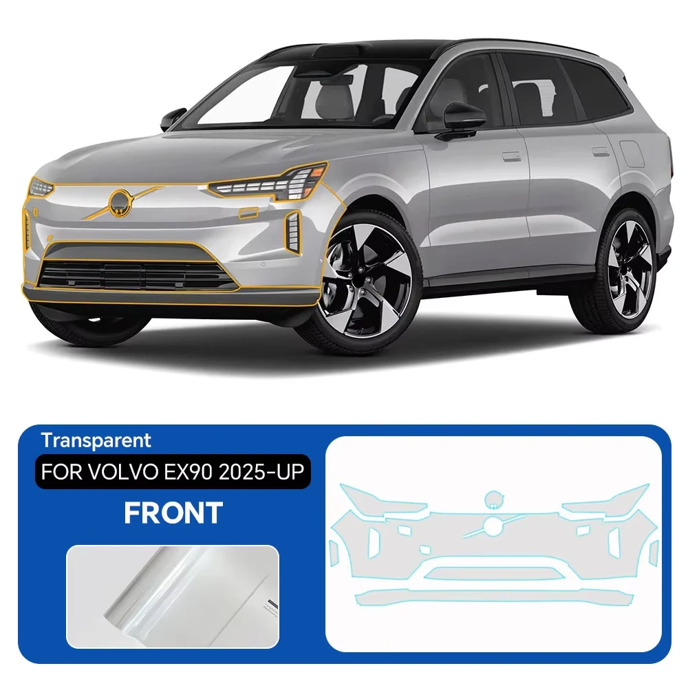

Для Volvo EX90 2025-UP предварительно вырезанный комплект PPF 8,5 мил, бампер из ТПУ, защитная пленка для крыльев, прозрачный бюстгальтер, устойчивый к царапинам корпус автомобиля