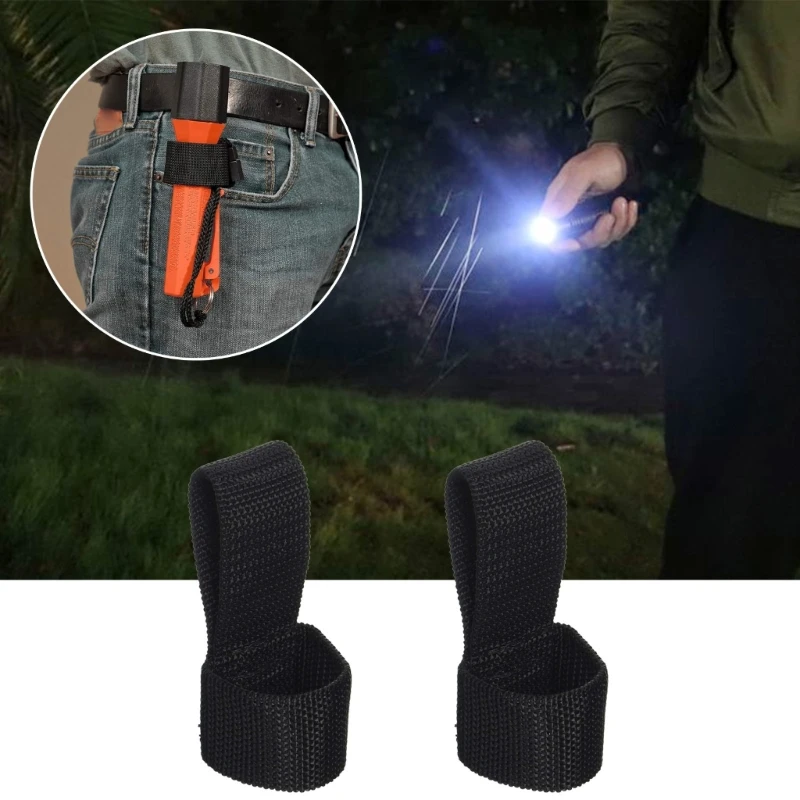 Polyester Torch Holder Flashlight Cover Hunting Belt Light Waist Pack