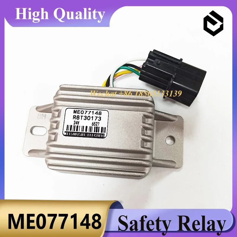 

ME077148 R8T30173 Safety Relay Alternator for Kato Kobelco Excavator Parts Mitsubishi Excavator Parts
