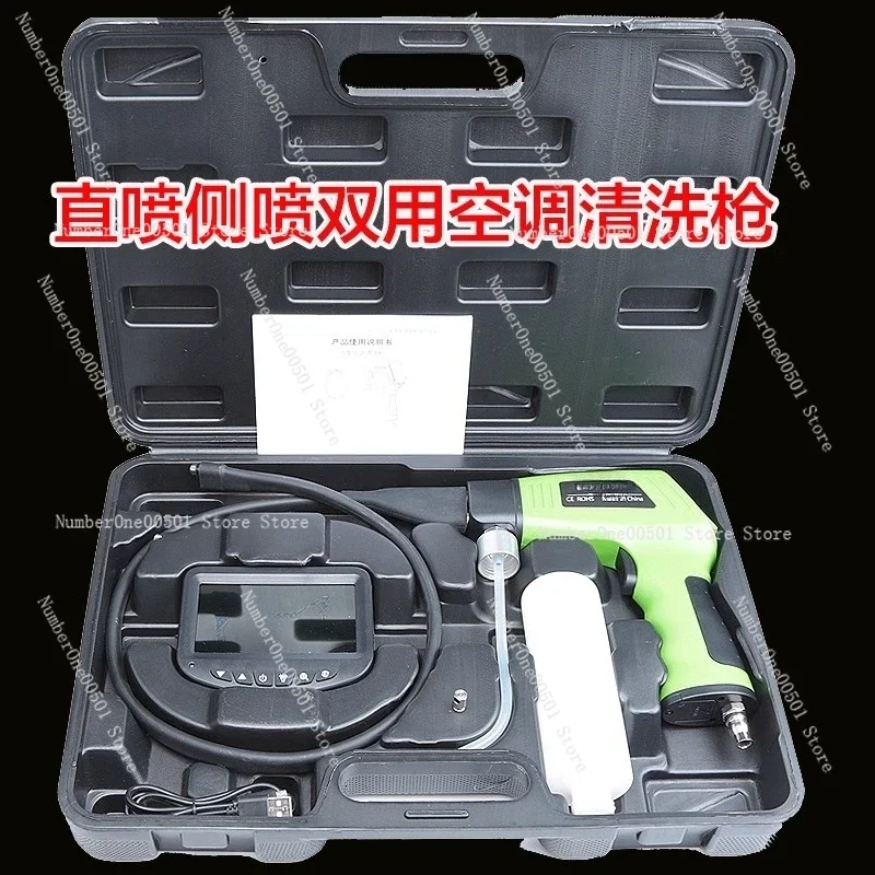

Автомобильный пистолет для чистки переменного тока, визуальный очиститель кондиционера для двигателя автомобильного испарителя с инспекционной камерой, распылительные инструменты