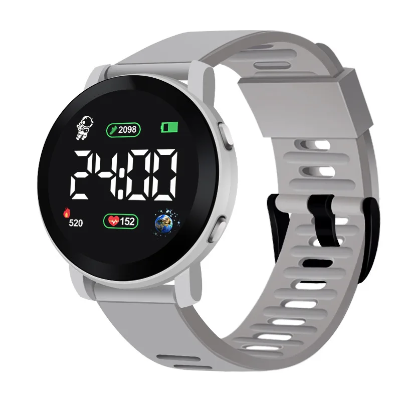 Digitale Horloge Voor Jongens Meisjes Kids Elektronische Led Horloge Mode Waterdichte Sport Klok Student Kind Eenvoudige Horloges