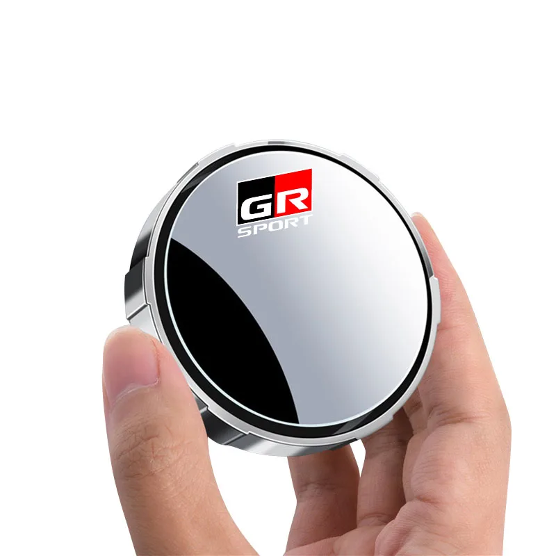 مرآة الرؤية الخلفية للسيارة مرآة دائرية صغيرة عالية الوضوح مرآة مساعدة واسعة الزاوية لتويوتا فورتشنر Chr يارس Trd كورولا