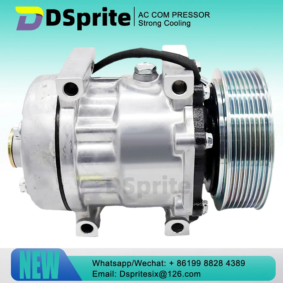 For Car Sanden Universal /Heavy Duty/ AG Applications 14SD7320NC CO 7320C SD7H13 U7320 Auto Air AC Compressor 8PK 7H13 7320 4454